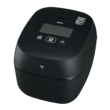 【中古】象印マホービン 炊飯器 5.5合 炎舞炊き フラッグシップモデル 圧力IHタイプ 日本製 お手入れ点数2点 濃墨 NW-FC10-BZ