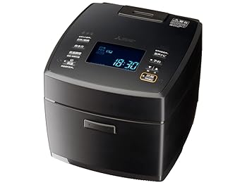 【中古】三菱電機 ジャー炊飯器 本炭釜 お米のうまみを引き出す「専売特許・年代順の継続煮え繰り返る」 (炭まっ黒) NJ-VW10G-B