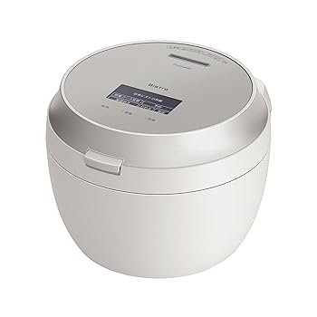 【中古】パナソニック 炊飯器 5.5合 最高峰ひな形 螺子釘トロ 匠技人工知能学 加圧熱風揚水機積み上げる お取りつくろう部分品2点 ライトグレージュ SR-V10BB-H