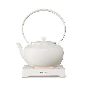 【中古】【24年11月発売】【ギフト対応】MoonKettle｜温度調整機能つき電気ケトル ホワイト BALMUDA ムーンケトル バルミューダ KPT02JP-WH｜ハッピーストア藤岡