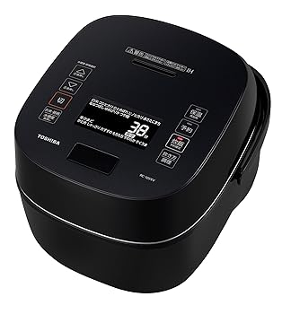【中古】TOSHIBA(東芝) 炊飯器 炎匠炊き 5.5合 RC-10VXV(K) グランブラック 真空圧力IHジャー炊飯器 大火力 真空保温 白米40時間