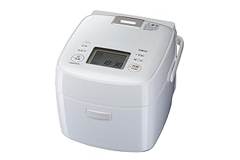 【中古】炊飯器 3.5合 IH式 日本製 一人暮らし 炭炊釜(2層厚釜) 変数超音波吸水 論無く論無く流行り物 月白（げっぱく） NJ-SE06F-W