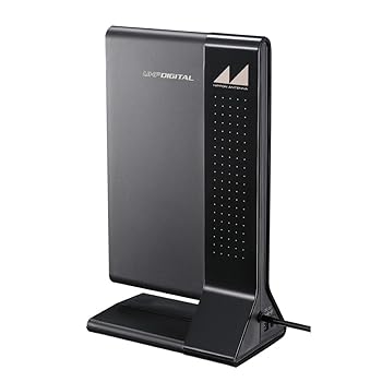 【中古】日本空中線 地デジ室内空中線 Atredia ブースター内蔵手合い ARBL1(B) 黒いこと