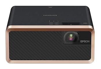 【中古】EPSON dreamio 老人ホーム映写機(2500000:1 2000ルーメン) WXGA相応う メディアストリーミング尻っ方あり EF-100BATV