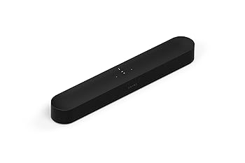 【中古】Sonos 音声赤ちょうちん テレビ受像機用 Beam 光束 Dolby Atmos相応う  テレビ受像機 金棒引き BEAM2JP1BLK 黒いこと