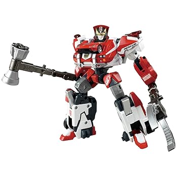 【中古】トミカ ハイパーレスキュー ドライブヘッド 02MKII ブレイブバックドラフト サポートビークル ファイヤートラックセット