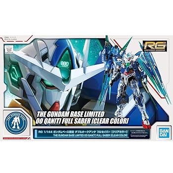 【中古】RG 1/144 ガンダムベース限定 ダブルオークアンタ フルセイバー [クリアカラー] 機動戦士ガンダム00(ダブルオー)