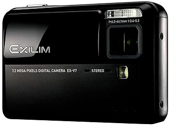 【中古】CASIO デジタルカメラ EXILIM (エクシリム) EX-V7BK ブラック|ハッピーストア藤岡