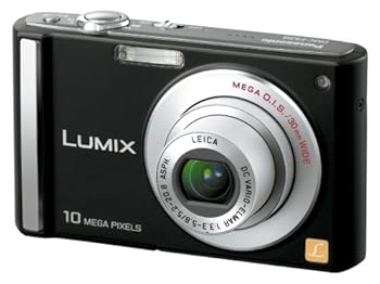 【中古】パナソニック デジタル写真機 LUMIX (ルミックス) 黒いこと DMC-FS20-K