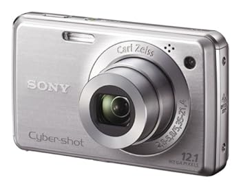 【中古】SONY デジタルカメラ Cyber-Shot(サイバーショット) W220 (1210万画素/光学x4/デジタルx8/シルバー) DSC-W220/S