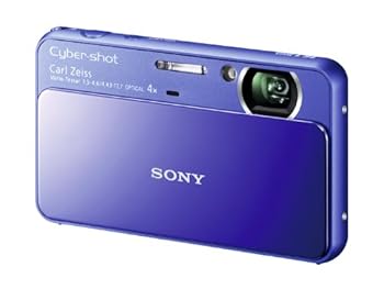 【中古】SONY デジタルカメラ Cyber-Shot(サイバーショット) T110 1610万画素CCD 光学ｘ4 バイオレット DSC-T110/V