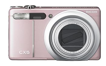 【中古】RICOH 変わり種AF取り合わせ積み上げる 光学10.7倍望遠レンズ CX5 サクラ色サクラ色 CX5RP