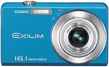 【中古】CASIO デジタル写真機 EXILIM 1610万絵素 5倍 青色 EX-ZS12BE