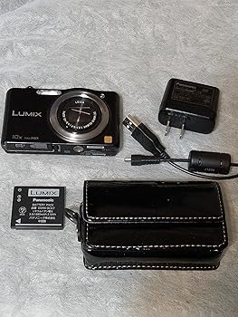 【中古】パナソニック デジタル写真機 ルミックスSZ7 光学10倍 黒いこと DMC-SZ7-K