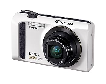 【中古】CASIO デジタルカメラ EXILIM 1610万画素 光学ズーム12.5倍 EX-ZR300WE