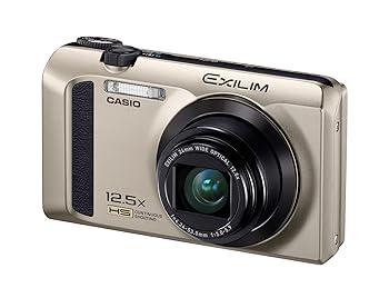 【中古】CASIO デジタル写真機 EXILIM 1610万絵素 光学望遠レンズ12.5倍 EX-ZR300GD