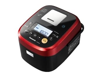 【中古】パナソニック 5.5合 炊飯器 IH式 Wおどり炊き 頬べに黒いこと SR-SPX103-RK
