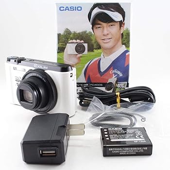 【中古】CASIO デジタルカメラ EXILIM EX-FC400SWE 石川遼プロのスインググムービー内蔵モデル ゴルファー向けハイスピードカメラ 1610万画素