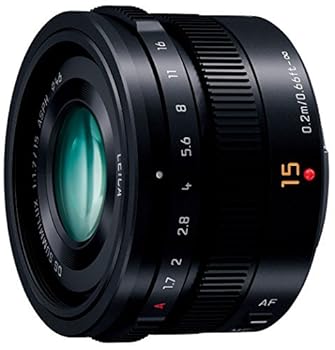 【中古】Panasonic LUMIX G LEICA DG SUMMILUX 15粍 / F1.7 ASPH. H-X015 -K (Black) - International Version (No Warranty) [並行輸入品]