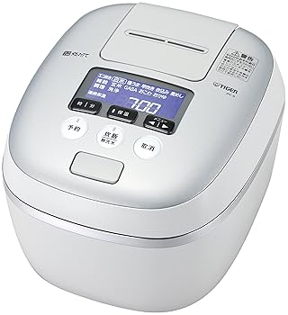 【中古】虎 炊飯器 5.5合 剪断応力 IH 白いこと薄墨色 炊きたて 炊飯 ジャー JPC-A100-WH Tiger