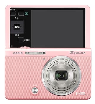 【中古】CASIO デジタル写真機 EXILIM EX-ZR70PK 「自分自身撮りチルト液晶」 「メイクアップ\u0026セルフィーアート」 EXZR70 サクラ色