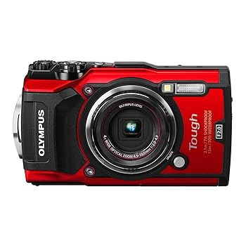 【中古】OLYMPUSコンパクトデジカメ *TG-6RD 赤いこと