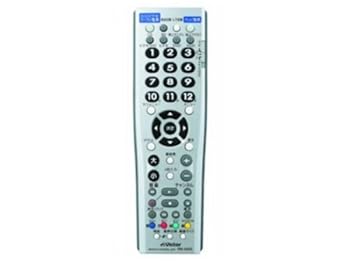 【中古】JVCケンウッド 優勝者 テレビ受像機、有線テレビテレビ受像機、ヴィデオディスクまたは映像媒体用リモート制御装置 しろがね色 RM-A605-S