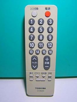 【中古】（人並み外れたに好いたらしい）東芝 テレビ受像機遠隔操作 CT-90203