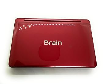 【中古】シャープ カラー電子辞書Brain ビジネスモデル レッド系 PW-SB1-R