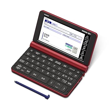【中古】カシオ 電子辞書 生活・教養 エクスワード XD-SX6510RD 160コンテンツ レッド XD-SXN651RD セット