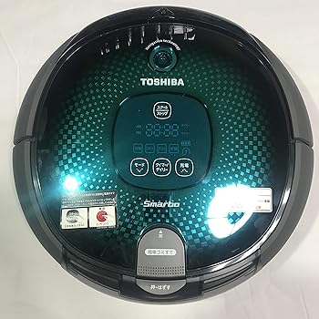 【中古】TOSHIBA Smarbo(スマーボ) スマートロボットクリーナー プラチナブルー VC-RB100(L) VC-RB100(L)