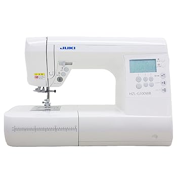 【中古】JUKI 電子計算機ミシン HZL-G100WB （HZL-G100の青写真）