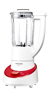 【中古】パナソニック ミキサー ブラックハードチタンコートカッター 1000ml MX-X301-R