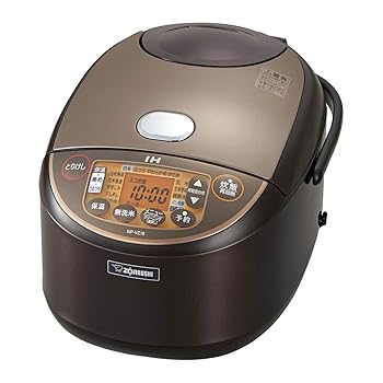 【中古】象印 炊飯器 1升 (10合) IH式 極め炊き ブラウン NP-VZ18-TA