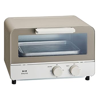 【中古】BRUNO ブルーノ オーブントースター 2枚焼き おしゃれ 北欧 トースター BOE052 (ウォームグレー)