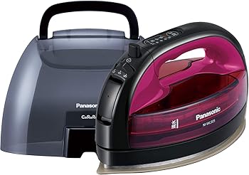 【中古】パナソニック コードレススチームWヘッドアイロン ピンク NI-WL505-P