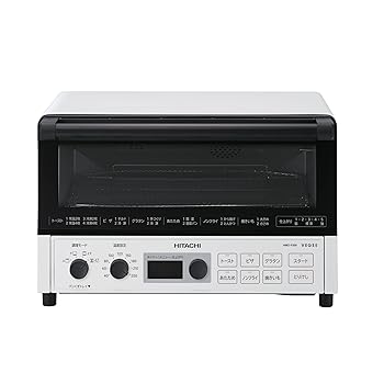 【中古】日立 コンベクション オーブントースター HMO-F200 W ホワイト 1,300W 食パン 4枚焼き 遠赤ヒーター 熱風対流調理 ノンフライ調理 簡単操作 お手 16,756円