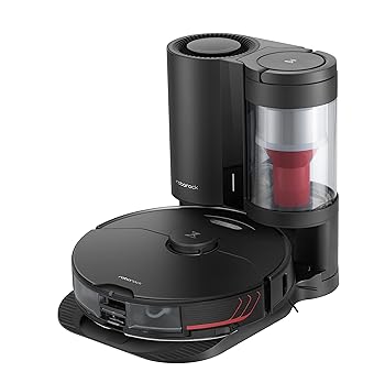【中古】ロボット掃除機 ロボロック S7 MaxV Plus 自動ゴミ収集 強力水拭き 強力吸引 高速振動モップ 自動モップリフト AI物体回避 カメラ通話