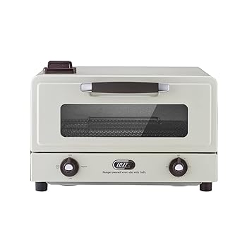 【中古】【Toffy/トフィー】 遠赤スチームトースター K-TS6 (アッシュホワイト) 遠赤外線ヒーター 食パン4枚 サクふわトースト 10ccスチーム オーブン調