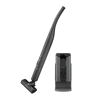【中古】シャープ スティック 掃除機 EC-XR1-H ラクティブエア コードレス 自動ごみ収集 紙パック式 ステーションタイプ