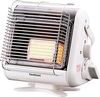 【中古】Iwatani カセットガス ストーブ マイ暖 ホワイト CB-STV-MYD