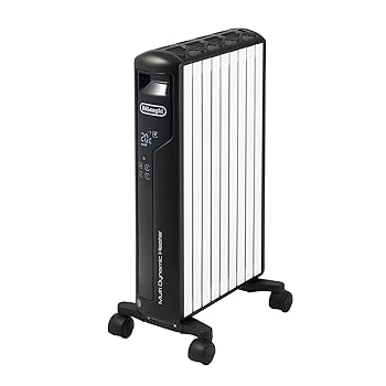 【中古】(DeLonghi)マルチダイナミックヒーター 皆無風暖房装置 Wi-Fi青写真 iOS/Android/スマートスピーカー相応う [8~10畳用] MDHAA12WIFI-BK ピュアホワイト
