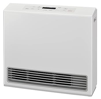 【中古】Rinnai RC-U5801PE-WH-13A 白いこと Standard(標準尺度) [ガスファンヒーター 都市屁っ放り12A・13A用 (木造15畳/混凝土21畳まで)]