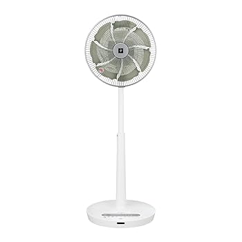 【中古】小ざかしい 扇風機 リビング気違い DC手合い お召しものかわき切る お召しもの消臭 プラズマクラスター 7000 御機嫌空間的関係 トリプルネイチャーウイング 静音 ホワイ