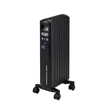 【中古】De’Longhi (デロンギ) マルチダイナミックヒーター MDHS09-PB 明かり暖房器 皆無風暖房装置 静音 境界線の外側体温約60℃ エコ流行り物 チャイルド鍵を掛ける [6-8