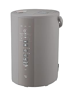 【中古】象印マホービン 加湿器 スチーム式 3.0L グレー EE-DE35-HA