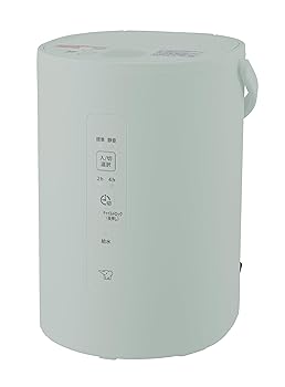 【中古】象印マホービン 加湿器 1.8L 個室や寝室に使えるコンパクトタイプ スチーム式 蒸気式 フィルター不要 お手入れ簡単 グリーン EE-MA20-GA