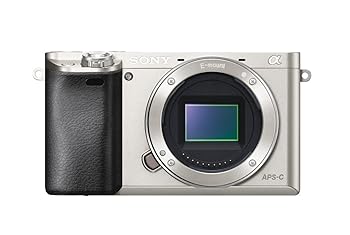 【中古】SONY 鏡鑑受け答え一眼 α6000 パワーズームレンズキット E PZ 16-50粍 F3.5-5.6 OSS しろがね色 ILCE-6000L S