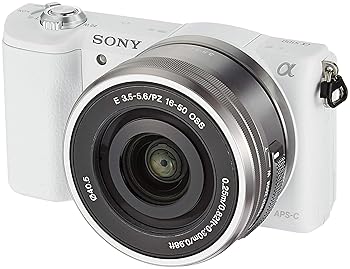 【中古】SONY(ソニー) 銀鏡受け答え一眼 α5100 パワーズームレンズキット E PZ 16-50粍 F3.5-5.6 OSS属する引き請けるなし 白いこと ILCE-5100L-W
