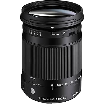 【中古】シグマ(Sigma) SIGMA 18-300粍 F3.5-6.3 DC MACRO HSM | Contemporary C014 | Sony Aマウント | APS-C/Super35
